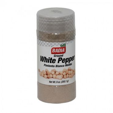 Badia White Pepper 255.1g (9oz) (Box of 12)