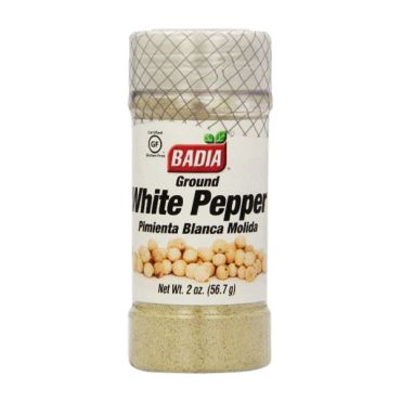 Badia White Pepper 56.7g (2oz) (Box of 8)