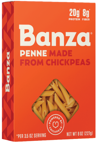 Banza Pasta Chickpeas Penne 227g (8oz) (Box of 6)