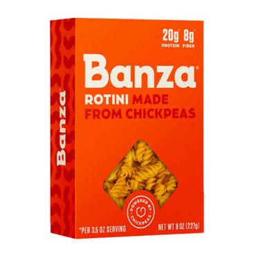 Banza Pasta Chickpeas Rotini 227g (8oz) (Box of 6)