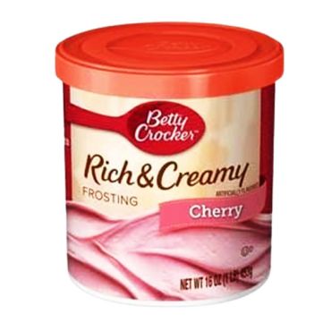 Betty Crocker Cherry Frosting 454g (16oz) (Box of 8)