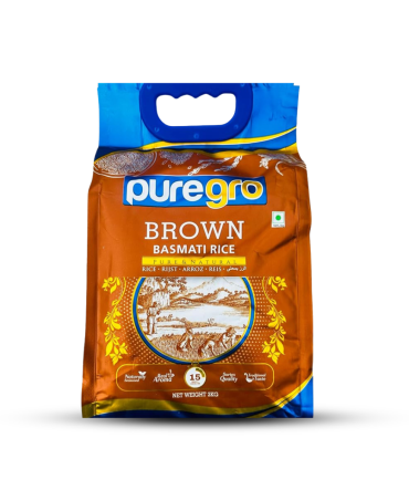 Puregro Brown Basmati Rice 2kg (Box of 6)