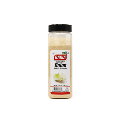 Badia Onion Granulated 567g (1.25 Lbs) (Box of 6)