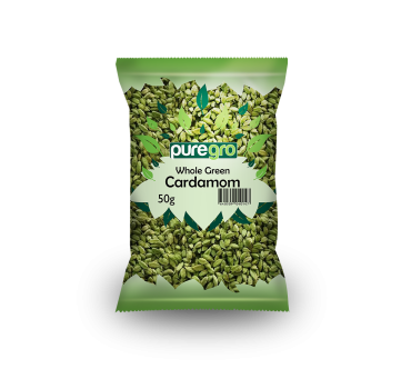 Puregro Whole Green Cardamom 50g (Box of 10)