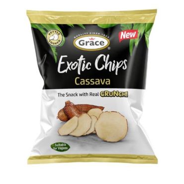 Grace Exotic Chips - Cassava 75g (Box of 8)