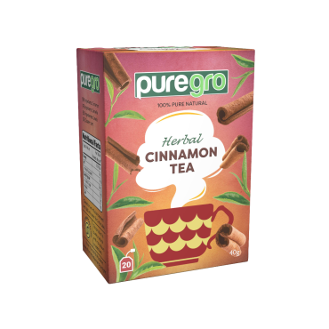 Puregro Cinnamon Tea 40g (20 Tea Bags) (Box of 6)