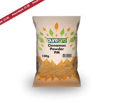 Puregro Cinnamon Powder PM £1.29 100g (Box of 10)