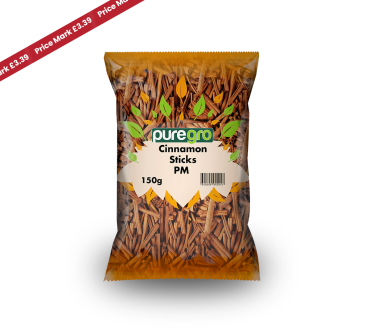 Puregro Cinnamon Sticks PM £3.39 150g (Box of 10)