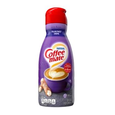 Coffee Mate Italian Sweet Creme Liquid 946ml (32 oz) (Box of 6)