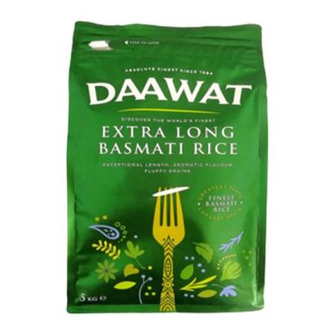 Daawat Extra Large Basmati 5kg PMP£11.49
