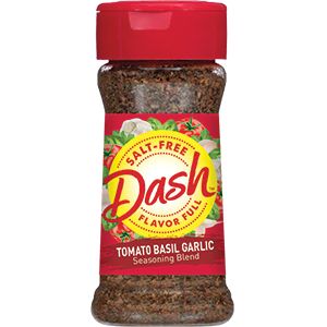 Dash Tomato, Basil & Garlic Seasoning 57g (2oz) (Box of 8) BBE 2 FEB 2025