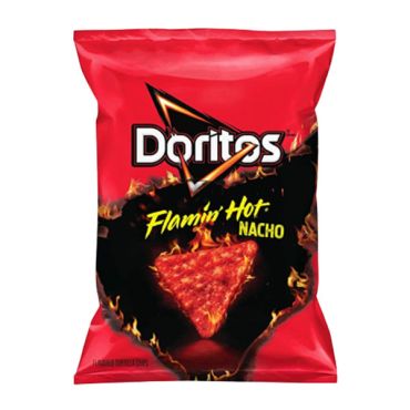 Doritos Flamin Hot Nacho Tortilla Chips 311g (11oz) (Box of 7)