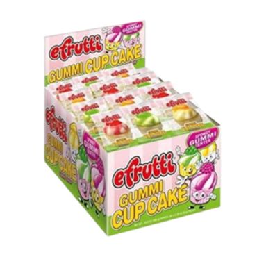 Efrutti Gummi Cupcakes 8g (0.28oz) (Box of 60)