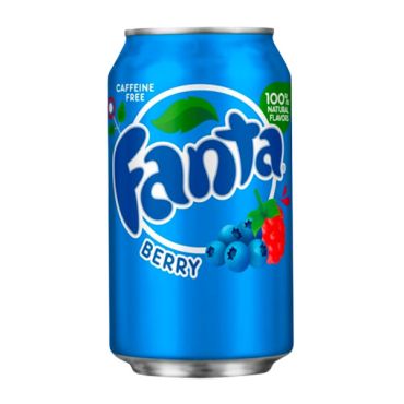 Fanta Berry Soda 355ml (12 fl.oz) (2 x 12 Case) (Box of 24)