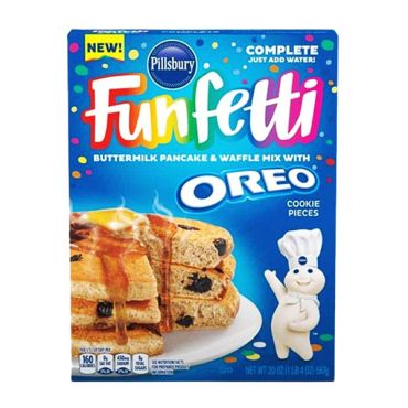 Pillsbury Funfetti Oreo Pancake Mix 567g (20oz) (Box of 12)