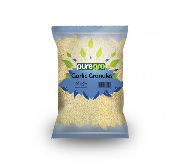 Puregro Garlic Granules 220g (Box of 10)