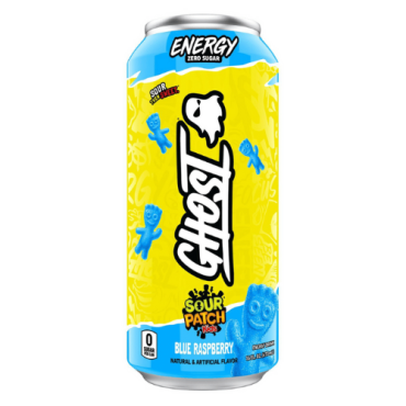 Ghost Sour Patch Blue Raspberry Energy Drink 473ml (16 fl.oz) (Box of 12)