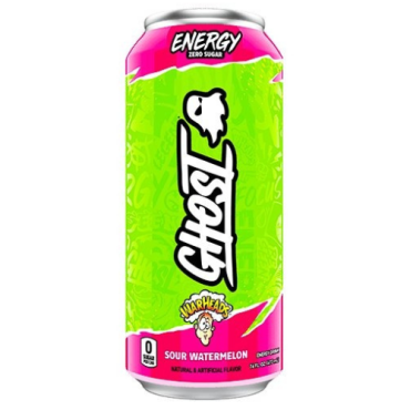 Ghost Warheads Watermelon Energy Drink 473ml (16 fl.oz) (Box of 12) BBE 31 MAR 2024
