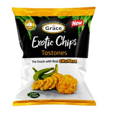 Grace Exotic Chips - Tostones 75g (Box of 8)