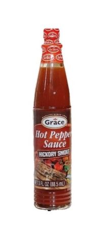 Grace Hickory Hot Pepper Sauce 85ml (Pack of 6)