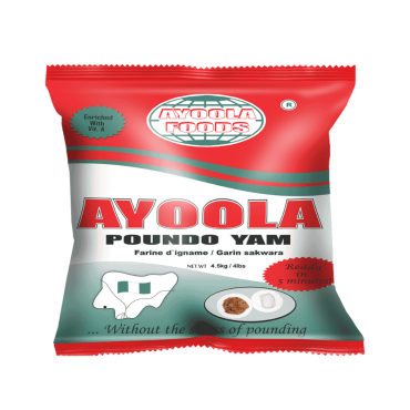Ayoola Pounded Yam 4.5Kg (Box of 4)