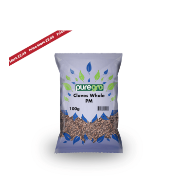 Puregro Cloves Whole 100g PM £2.49 (Box of 10)