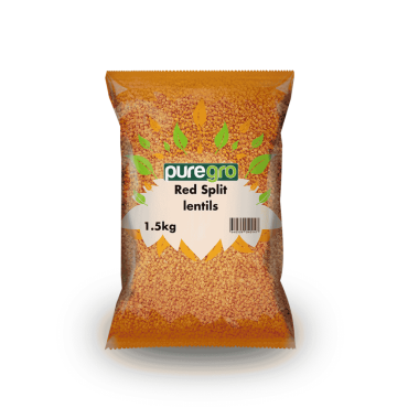 Puregro Red Split Lentils 1.5kg (Box of 6)