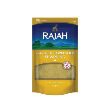 Rajah Garlic & Coriander Seasoning 100g (Box of 10)