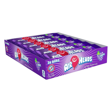 Air Heads Singles Grape 16g (0.55oz) (Box of 36)