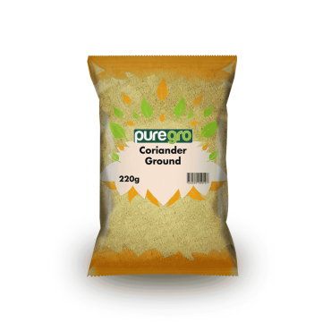 Puregro Coriander Ground 220g (Box of 10)