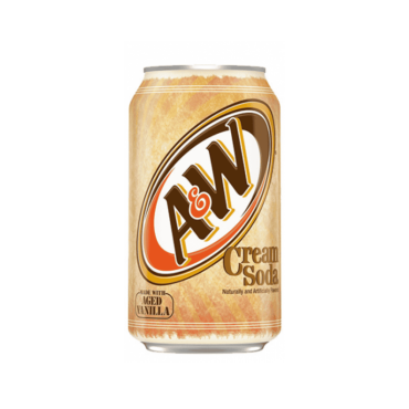 A&W Cream Soda 355ml (12 fl.oz) (Box of 24)