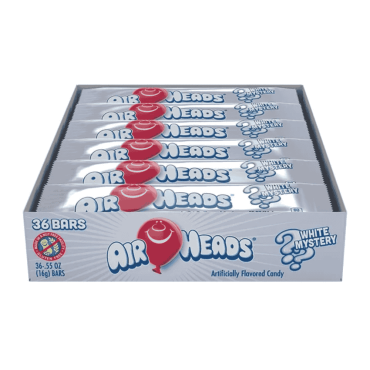 Air Heads Singles White Mystery 16g (0.55oz) (Box of 36)