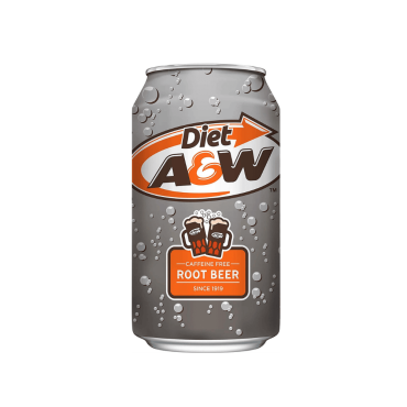 A&W Diet Root Beer 355ml (12 fl.oz) (Box of 12)