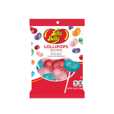 Adams & Brooks Jelly Belly Pops Peg Bag 135g (4.75oz) (Pack of 12)