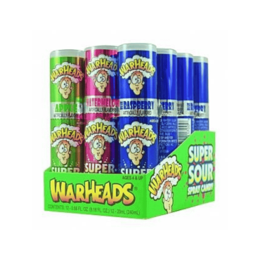 Warheads Upright Box Spray (0.68oz) (Box of 24)