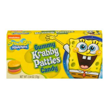 Gummy Krabby Patties Theater Box 72g (2.54oz) 12ct