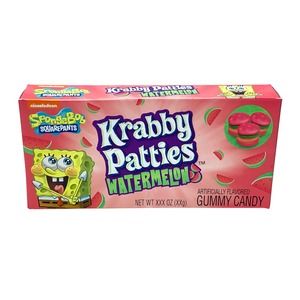 Gummy Krabby Patties Watermelon Theater Box 72g (2.54oz) (Box of 12)