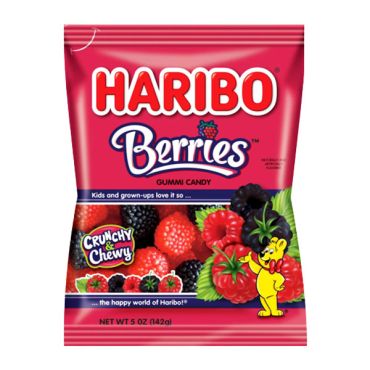 Haribo Berries Mix 142g (5oz) (Box of 12)