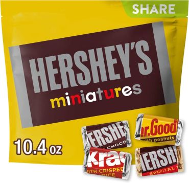 Hershey's Miniatures Assorted  Share Pack 295g (10.4oz) (Box of 16)