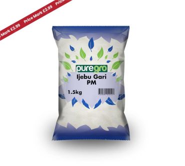 Puregro Ijebu Gari 1.5kg PMP £2.99 (Box of 6)