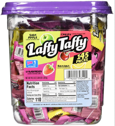 Laffy Taffy Assorted 145 x 10g Tub (145 x 0.34oz) (Box of 8)