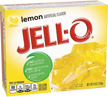 Jell-O Lemon 85g (3oz) (Box of 24)
