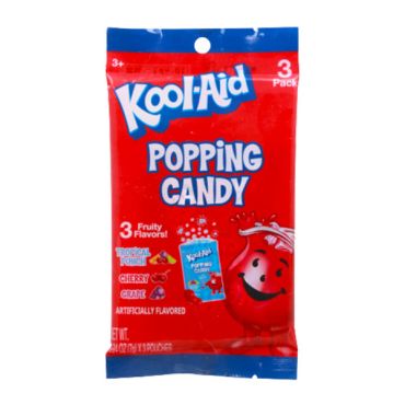 Kool Aid Popping Candy 3 Pack Peg Bag 20g (0.74oz) (Box of 12)