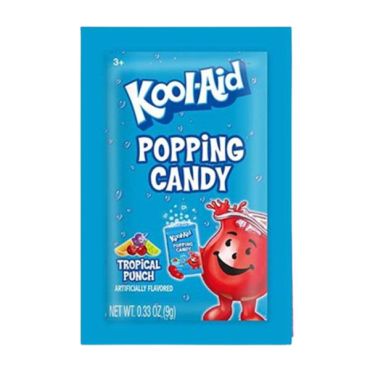 Kool Aid Popping Candy Pouch Tropical Punch 9g (0.33oz) (Box of 20)