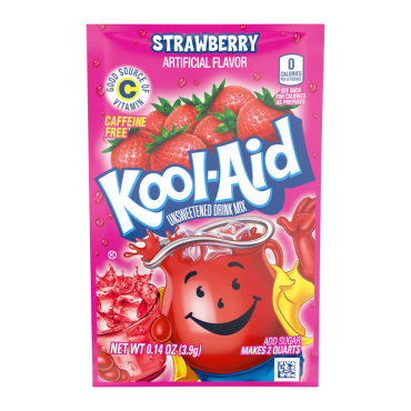 Kool Aid Sachet Strawberry (2 Quarts) (Box of 48)