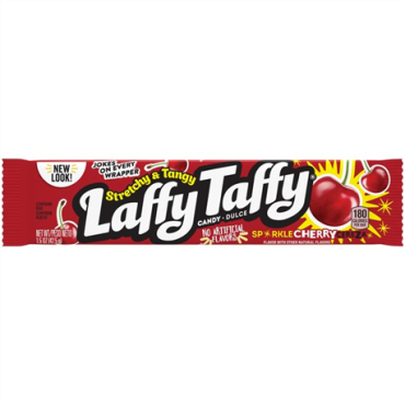 Laffy Taffy Stretchy & Tangy Sparkle Cherry 42g (1.5 oz) (Box of 24)