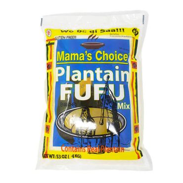 Mama Choice Plantain Fufu 4.08kg (144oz)  (Pack of 4)