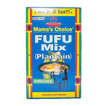 Mama Choice Plantain Fufu 624gm (22 oz) (Pack of 24)
