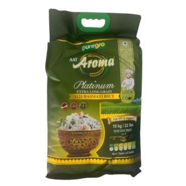 Puregro Aroma Platinum Extra Long Grain Basmati Rice 10kg