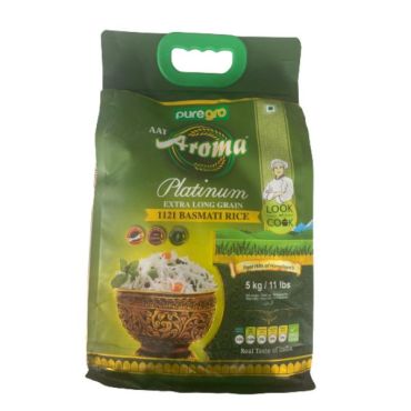 Puregro Aroma Platinum Extra Long Grain Basmati Rice 5kg